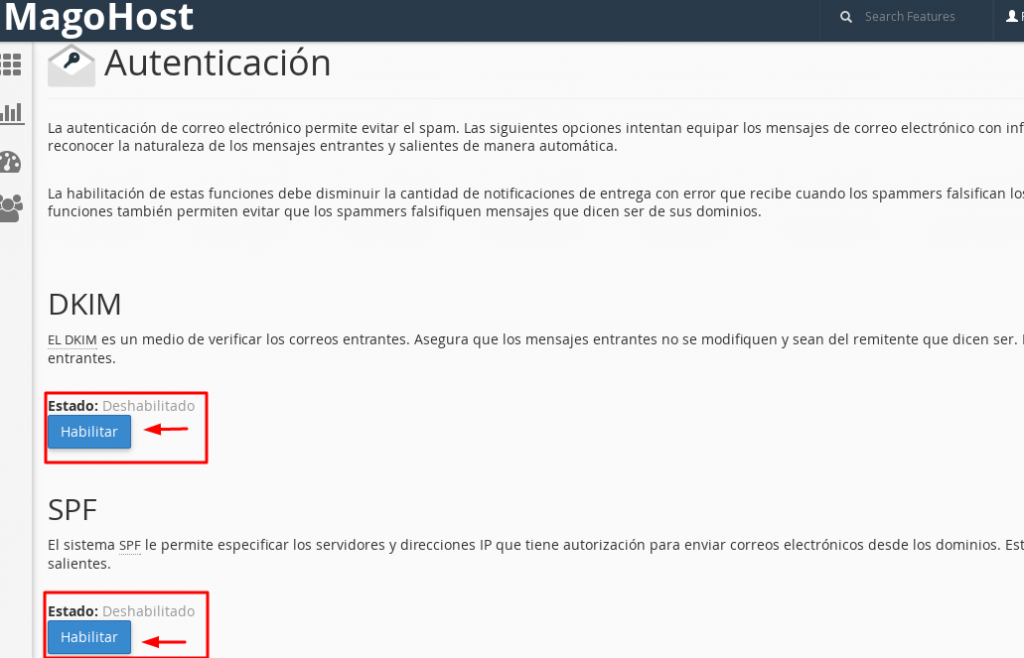 como-habilitar-registros-spf-y-dkim-en-cpanel-magohost